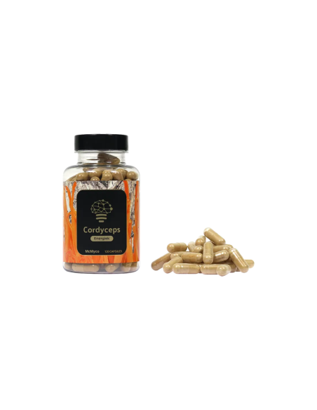 Cordyceps – McMyco, 120 Kapseln – Dose und lose Kapseln
